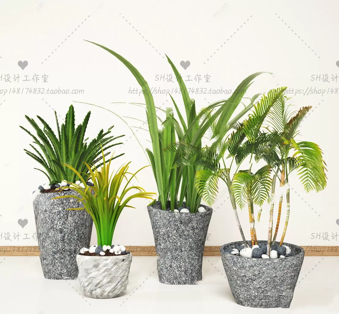 Plants and Flowers – 3Ds Models – 0373 Plants and Flowers – 3Ds Models – 0373