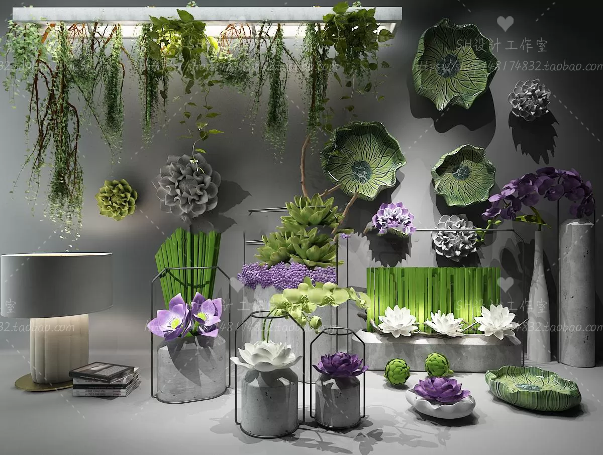 Plants and Flowers – 3Ds Models – 0393 Plants and Flowers – 3Ds Models – 0393