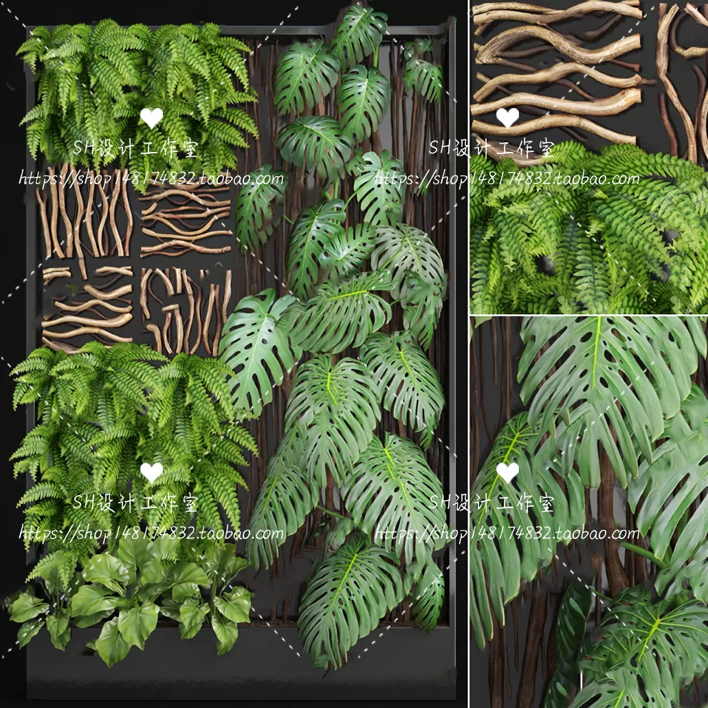 Plants and Flowers – 3Ds Models – 0416