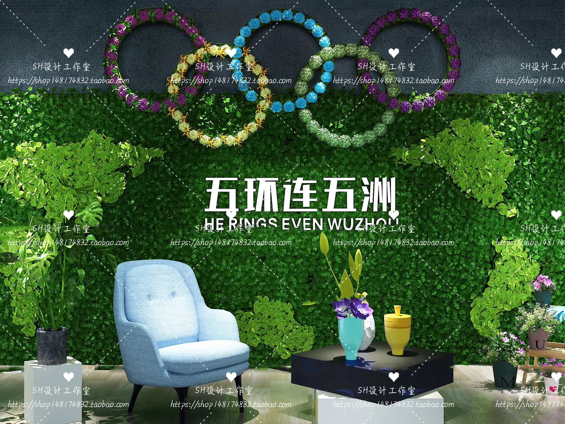 Plants and Flowers – 3Ds Models – 0421