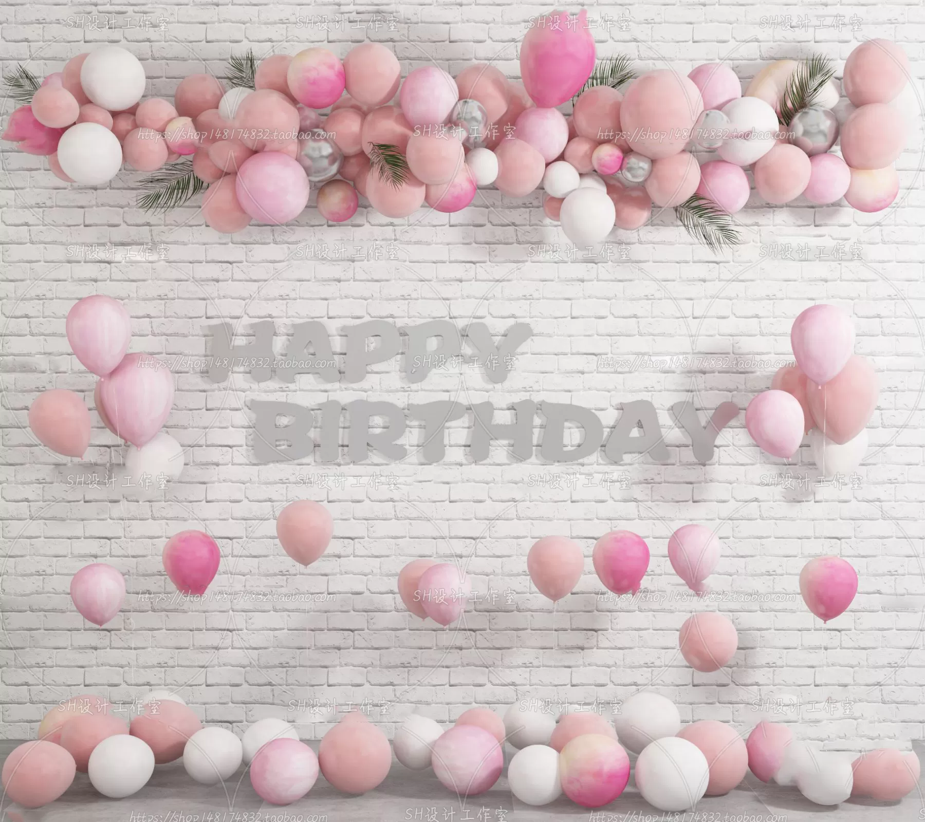 Balloon Floral – 3D Models – 0010