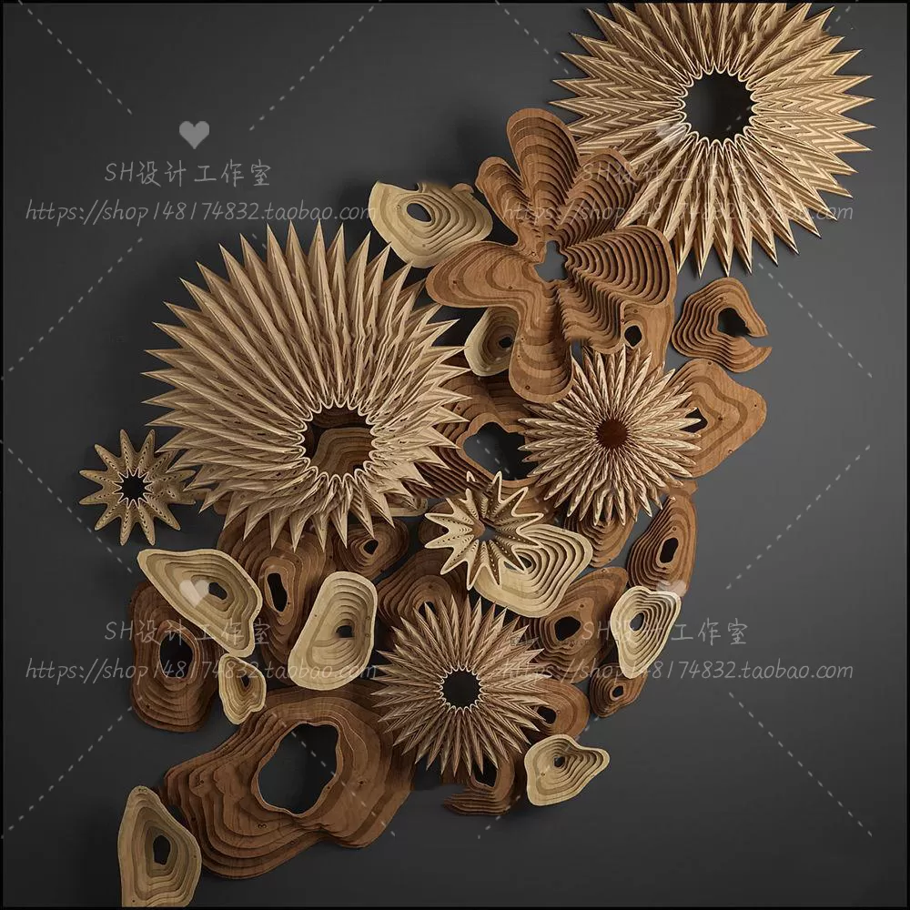 Wall Decoration – 3D Models – 0167