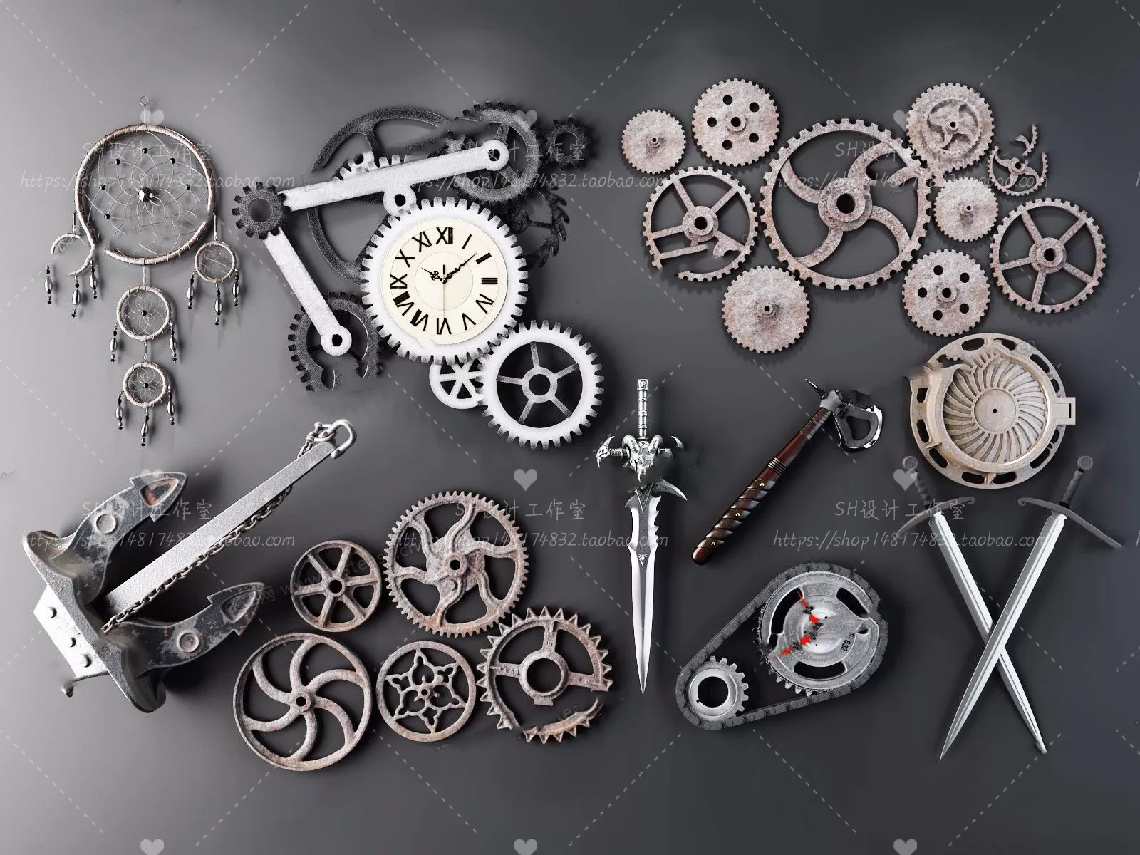 Wall Decoration – 3D Models – 0175