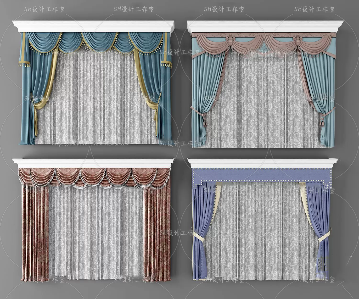 Curtains – 3Ds Models – 0007 Curtains – 3Ds Models – 0007
