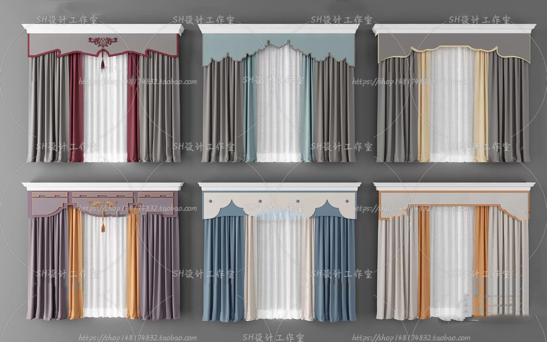 Curtains – 3Ds Models – 0020 Curtains – 3Ds Models – 0020