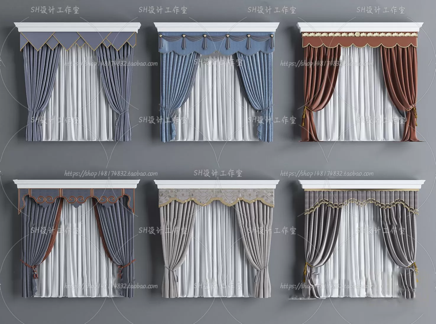 Curtains – 3Ds Models – 0021 Curtains – 3Ds Models – 0021