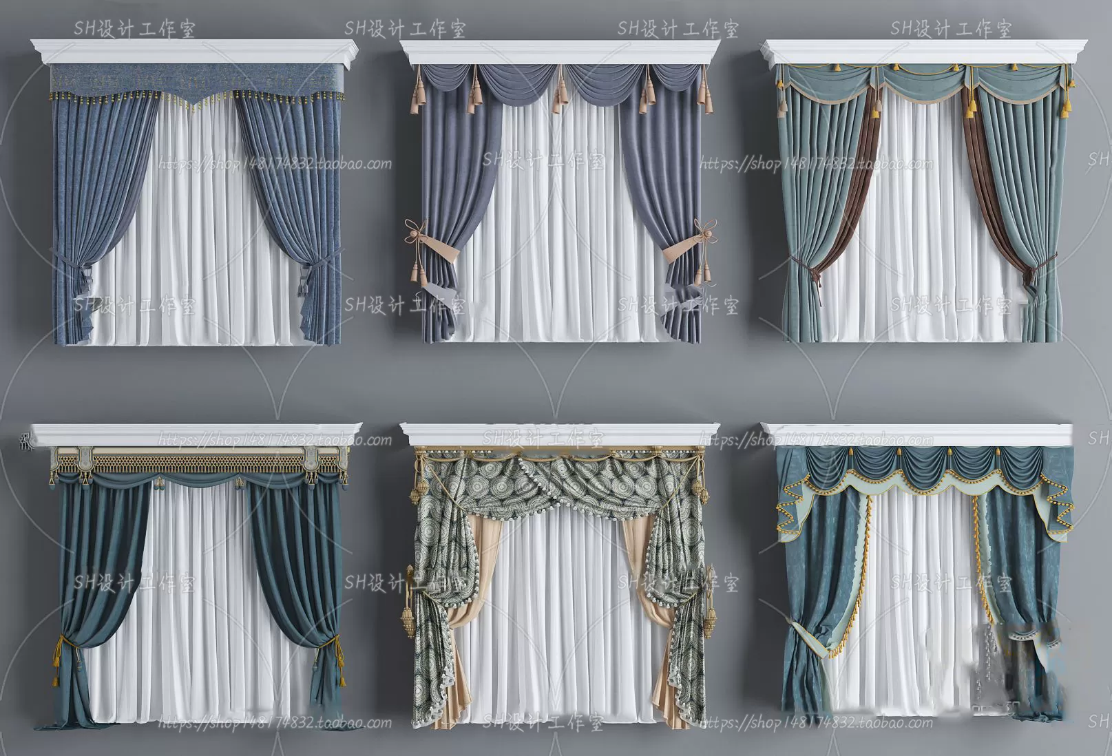 Curtains – 3Ds Models – 0022 Curtains – 3Ds Models – 0022