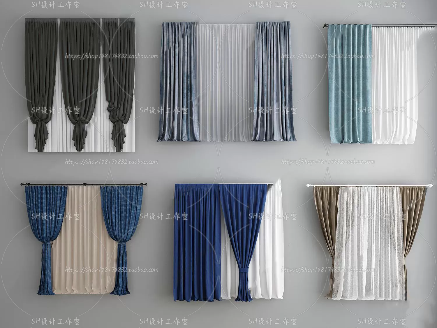 Curtains – 3Ds Models – 0026 Curtains – 3Ds Models – 0026