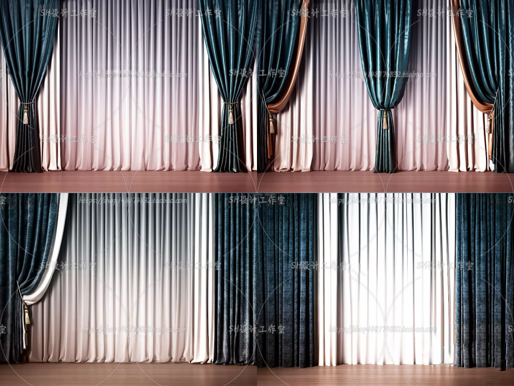 Curtains – 3Ds Models – 0028 Curtains – 3Ds Models – 0028