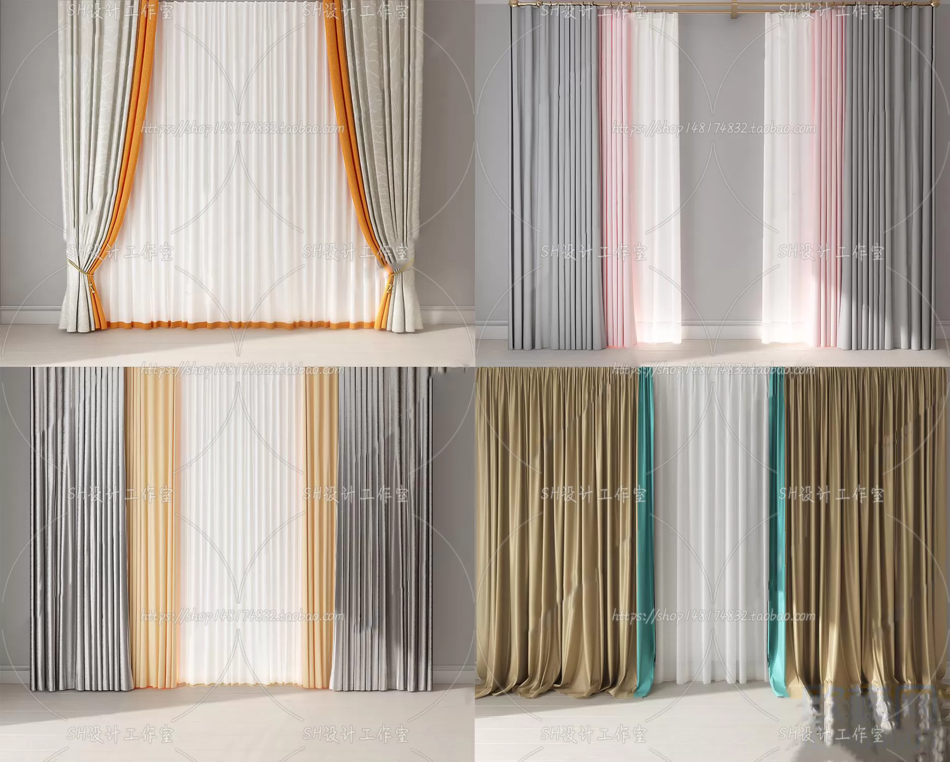 Curtains – 3Ds Models – 0029 Curtains – 3Ds Models – 0029