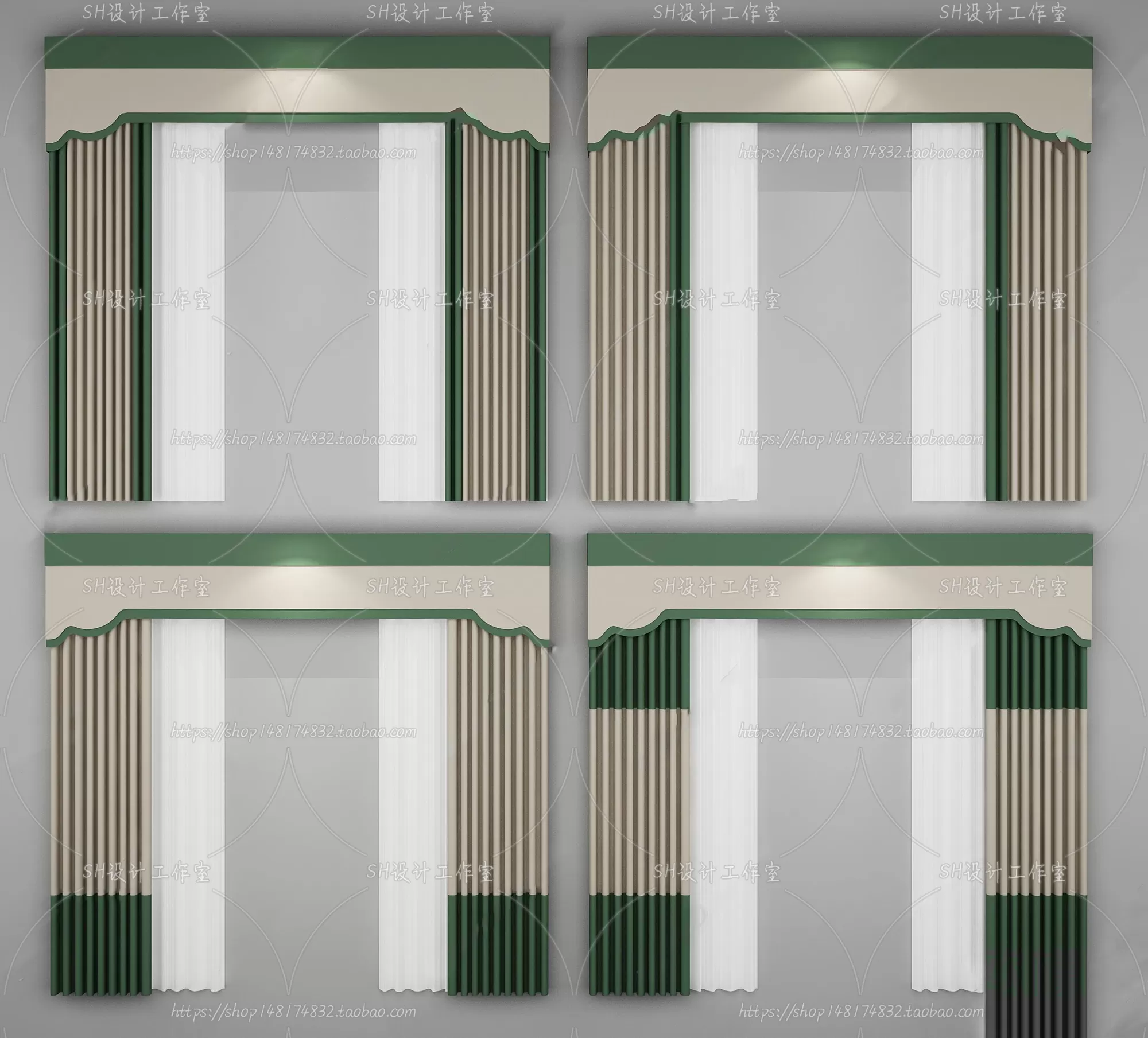 Curtains – 3Ds Models – 0030 Curtains – 3Ds Models – 0030