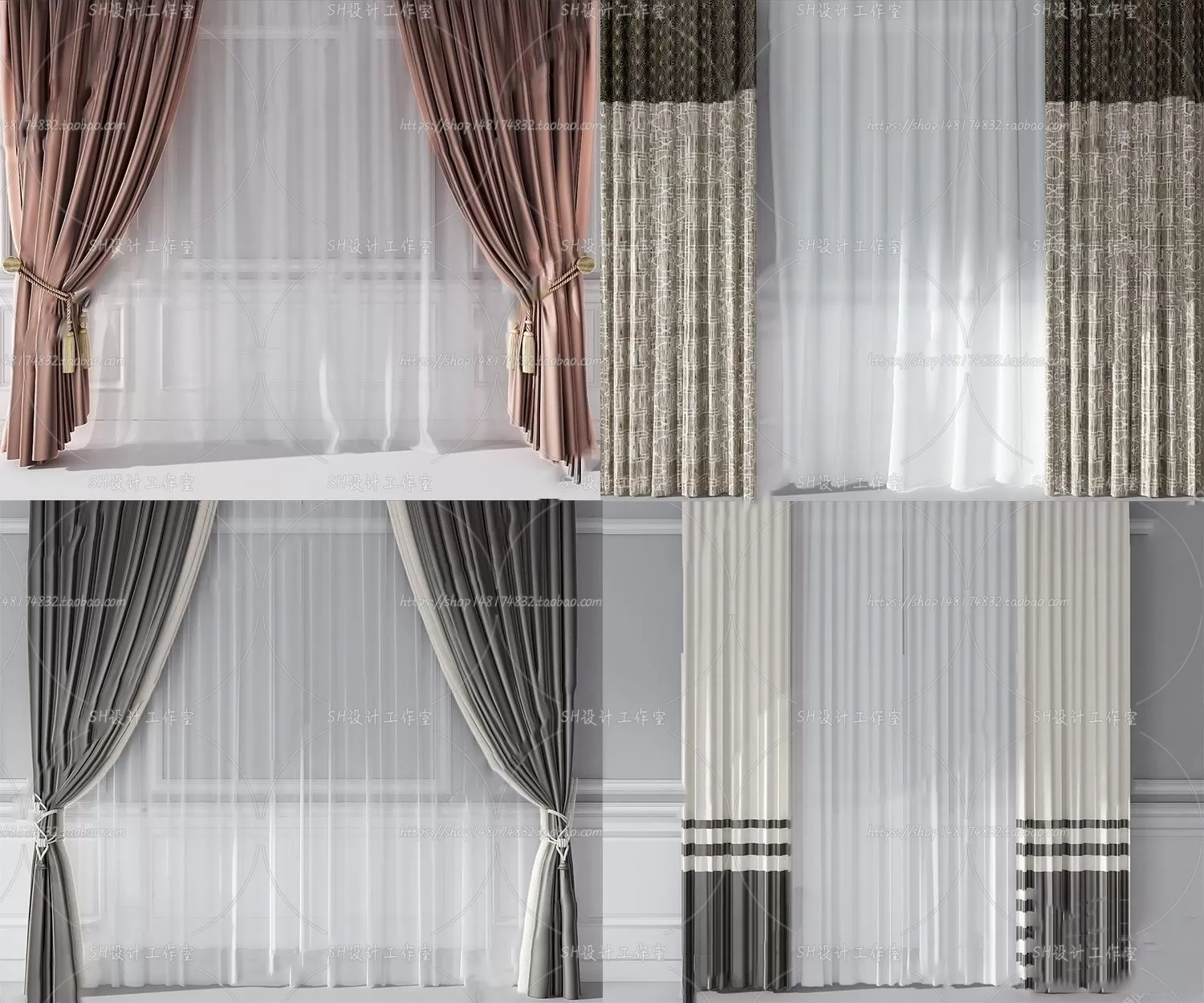 Curtains – 3Ds Models – 0031 Curtains – 3Ds Models – 0031