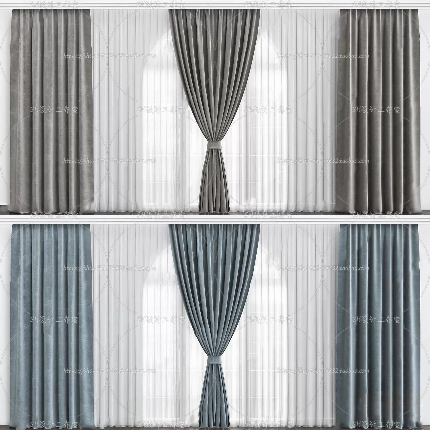 Curtains – 3Ds Models – 0032 Curtains – 3Ds Models – 0032