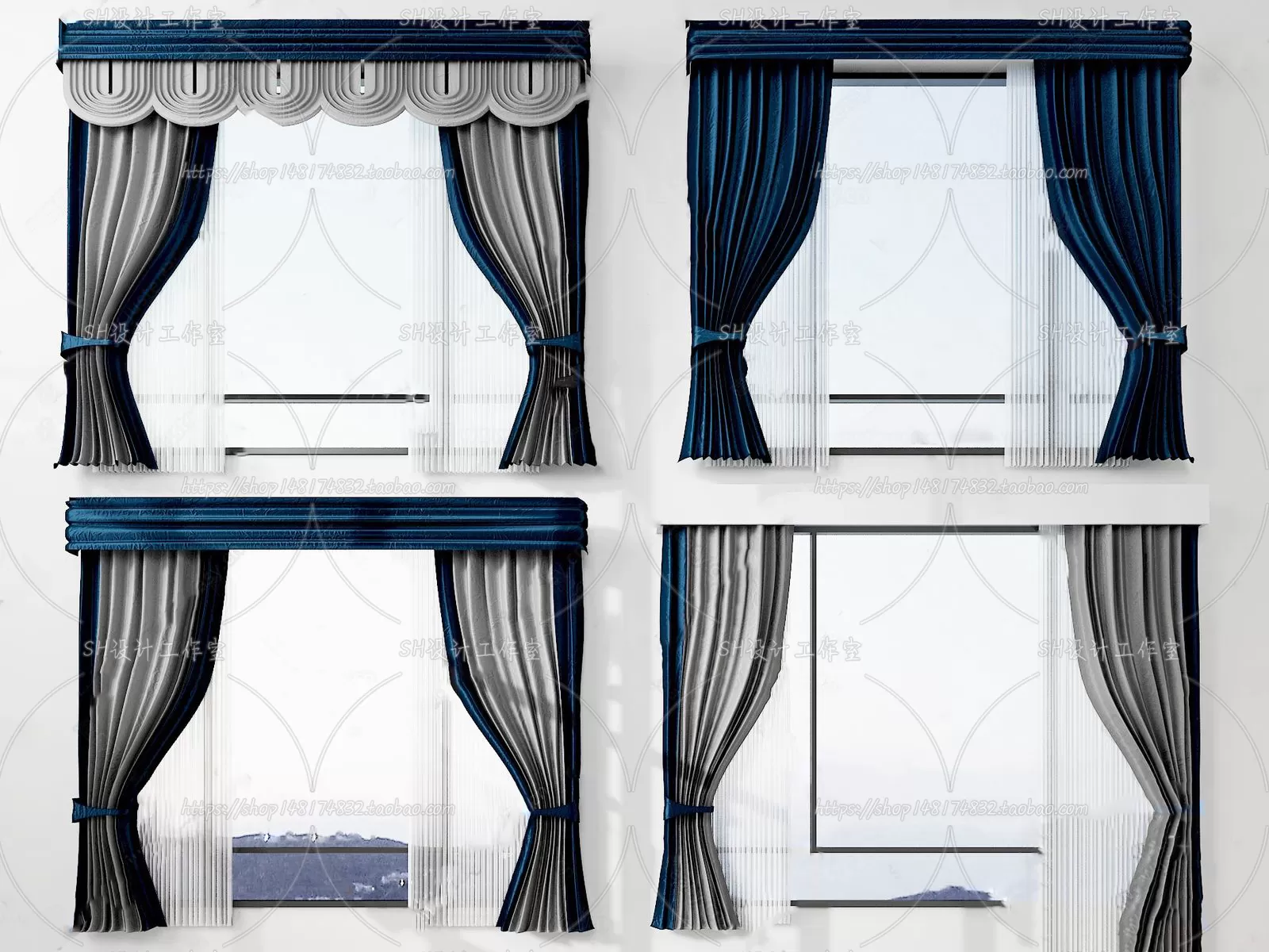 Curtains – 3Ds Models – 0038 Curtains – 3Ds Models – 0038