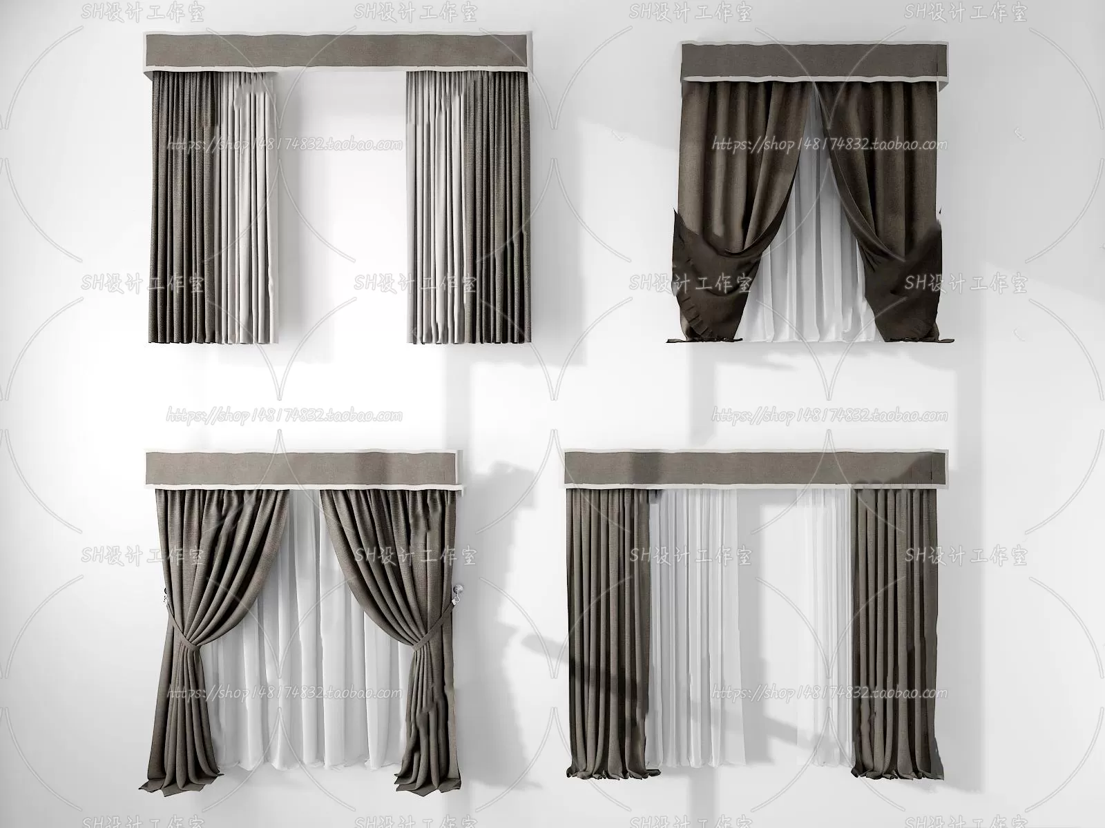 Curtains – 3Ds Models – 0040 Curtains – 3Ds Models – 0040