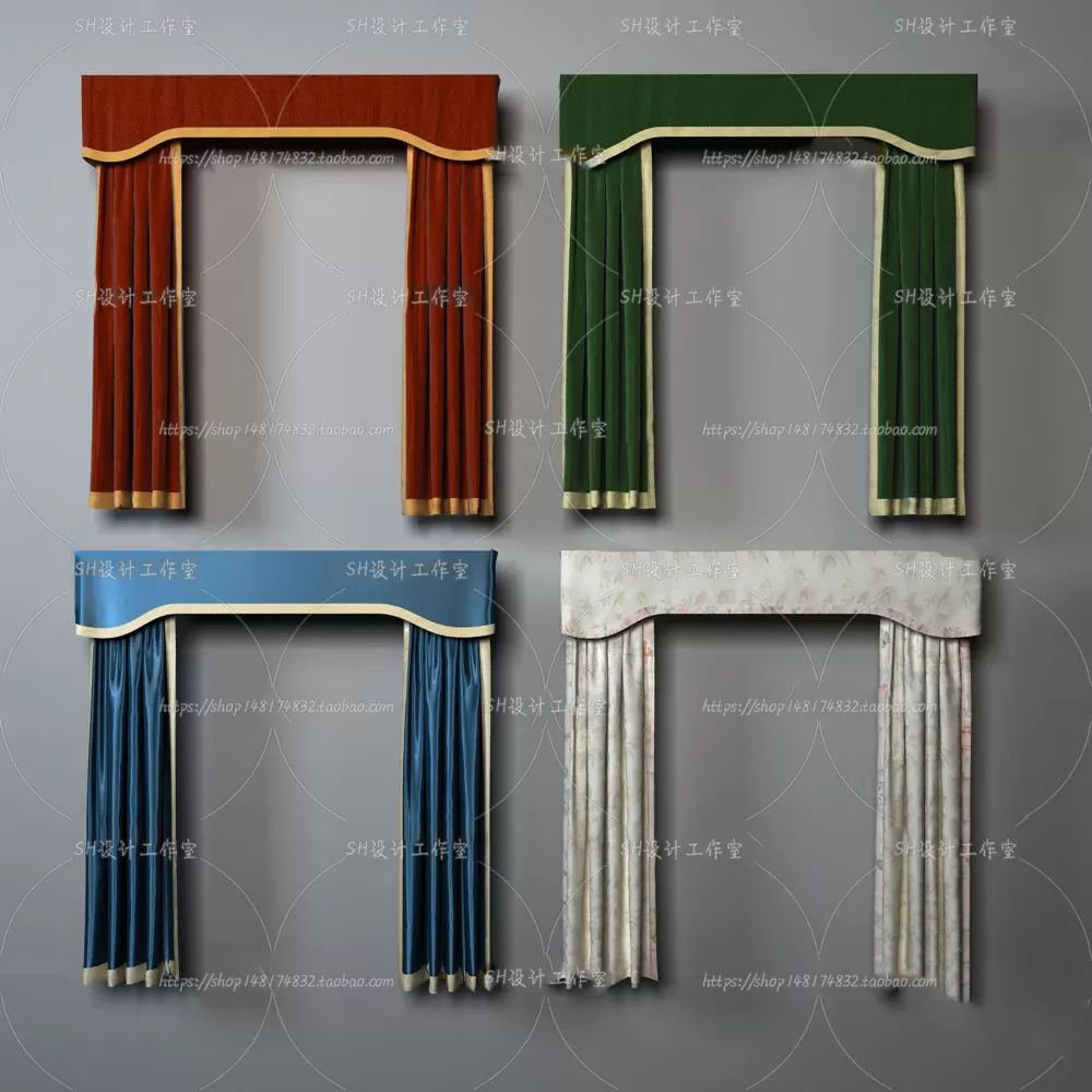 Curtains – 3Ds Models – 0045