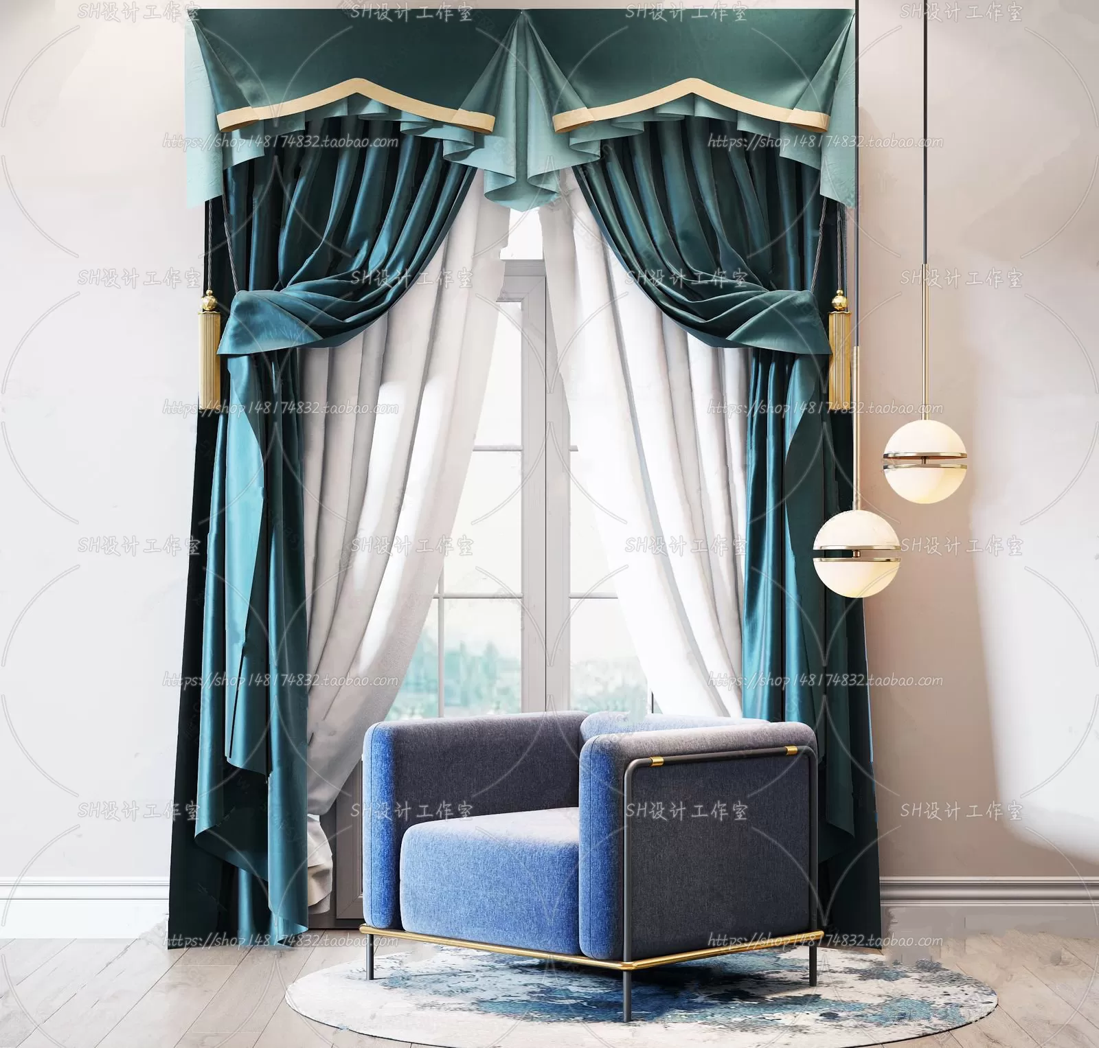 Curtains – 3Ds Models – 0056