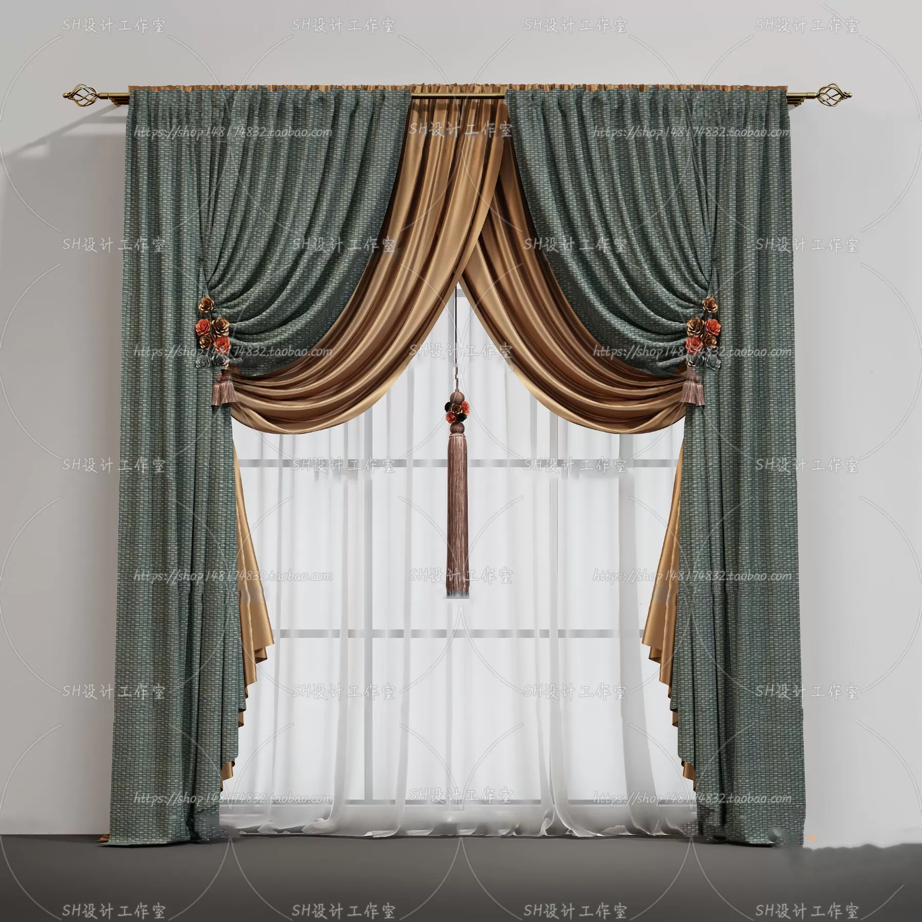 Curtains – 3Ds Models – 0059