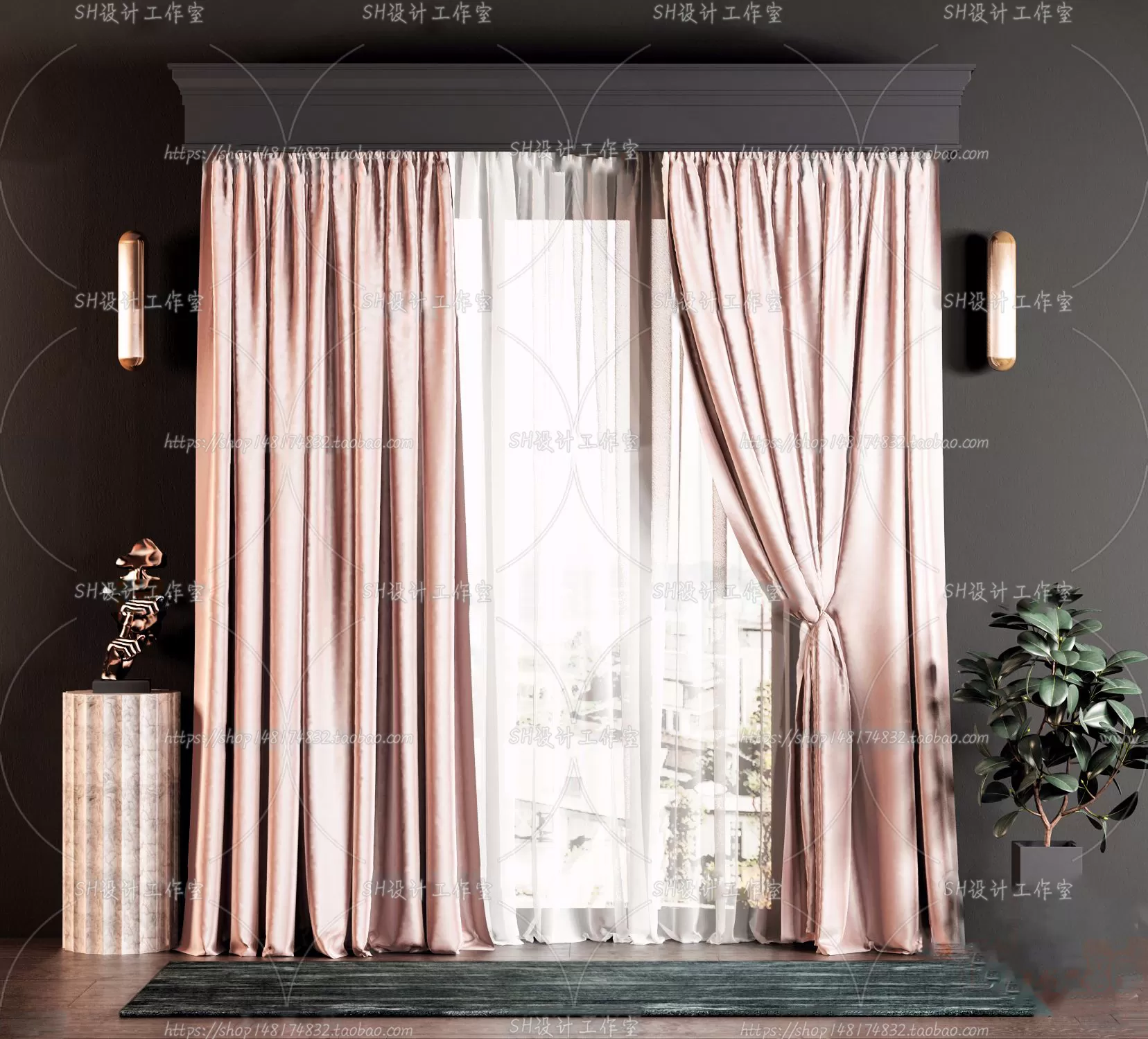 Curtains – 3Ds Models – 0061