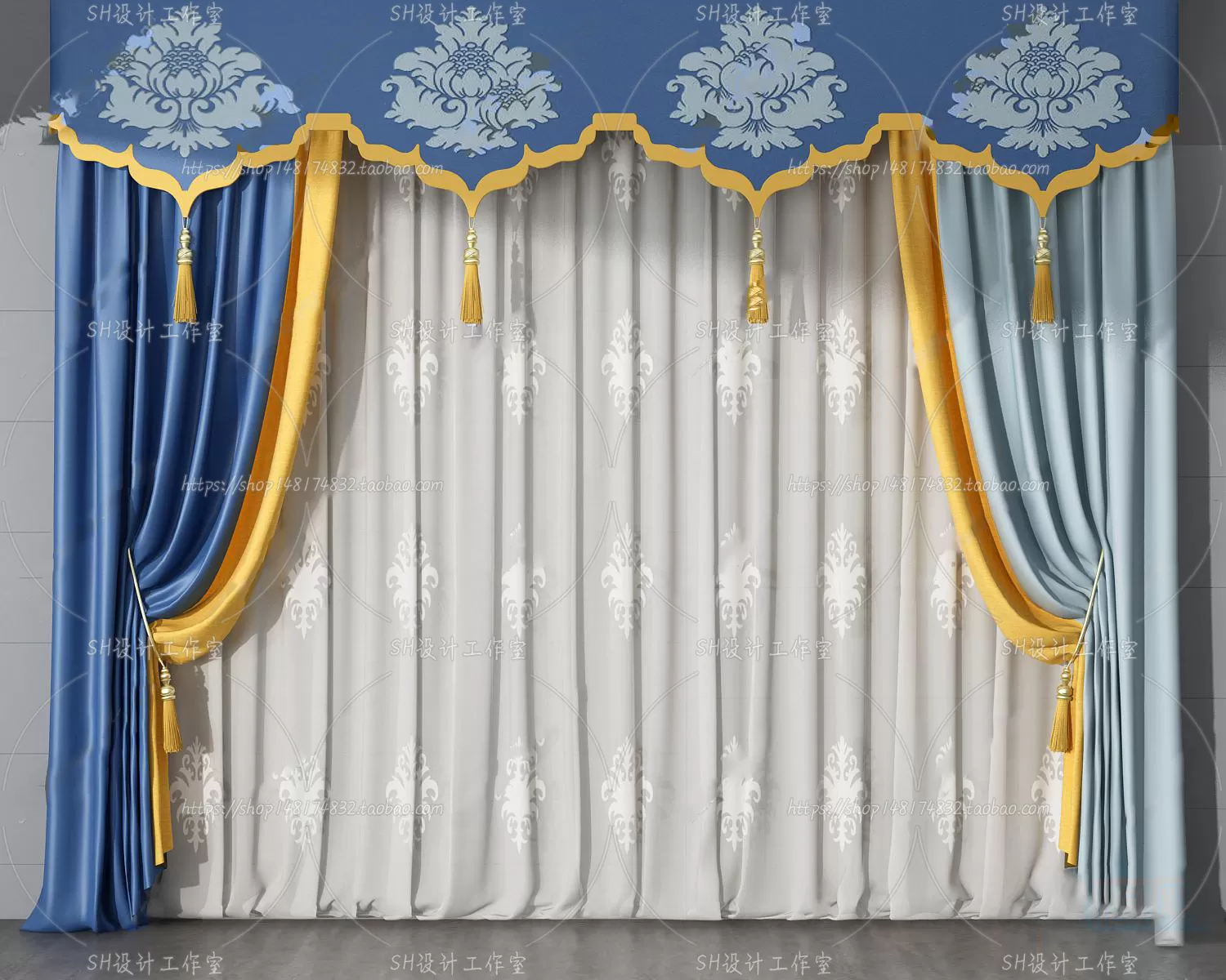Curtains – 3Ds Models – 0064