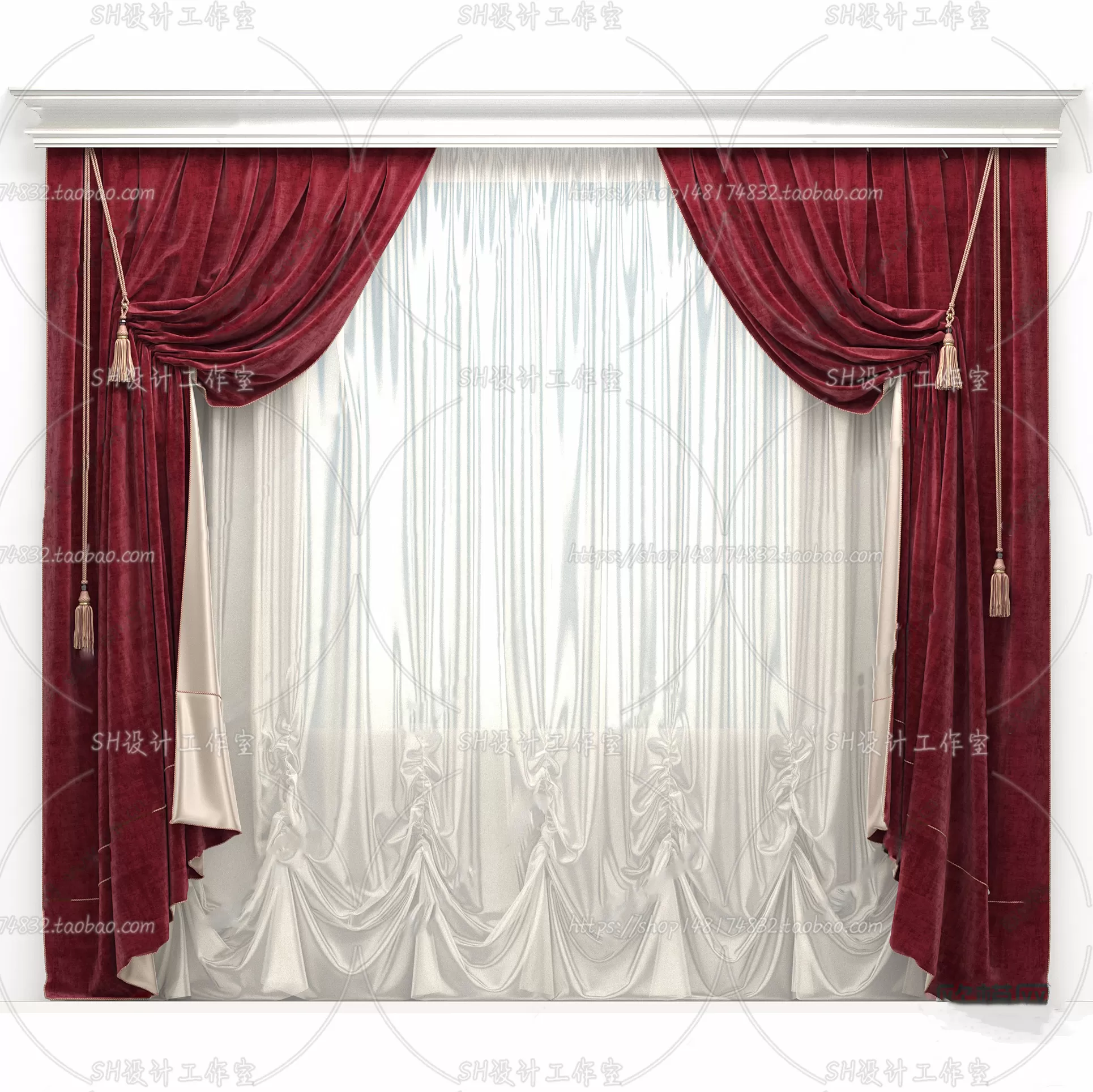 Curtains – 3Ds Models – 0065