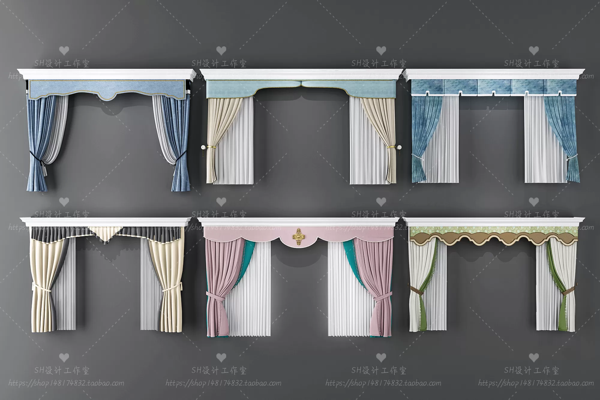 Curtains – 3Ds Models – 0101