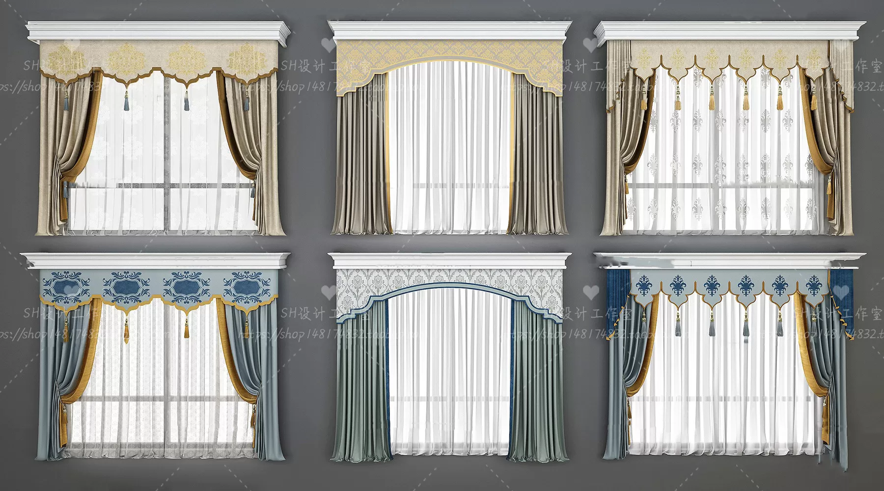 Curtains – 3Ds Models – 0132