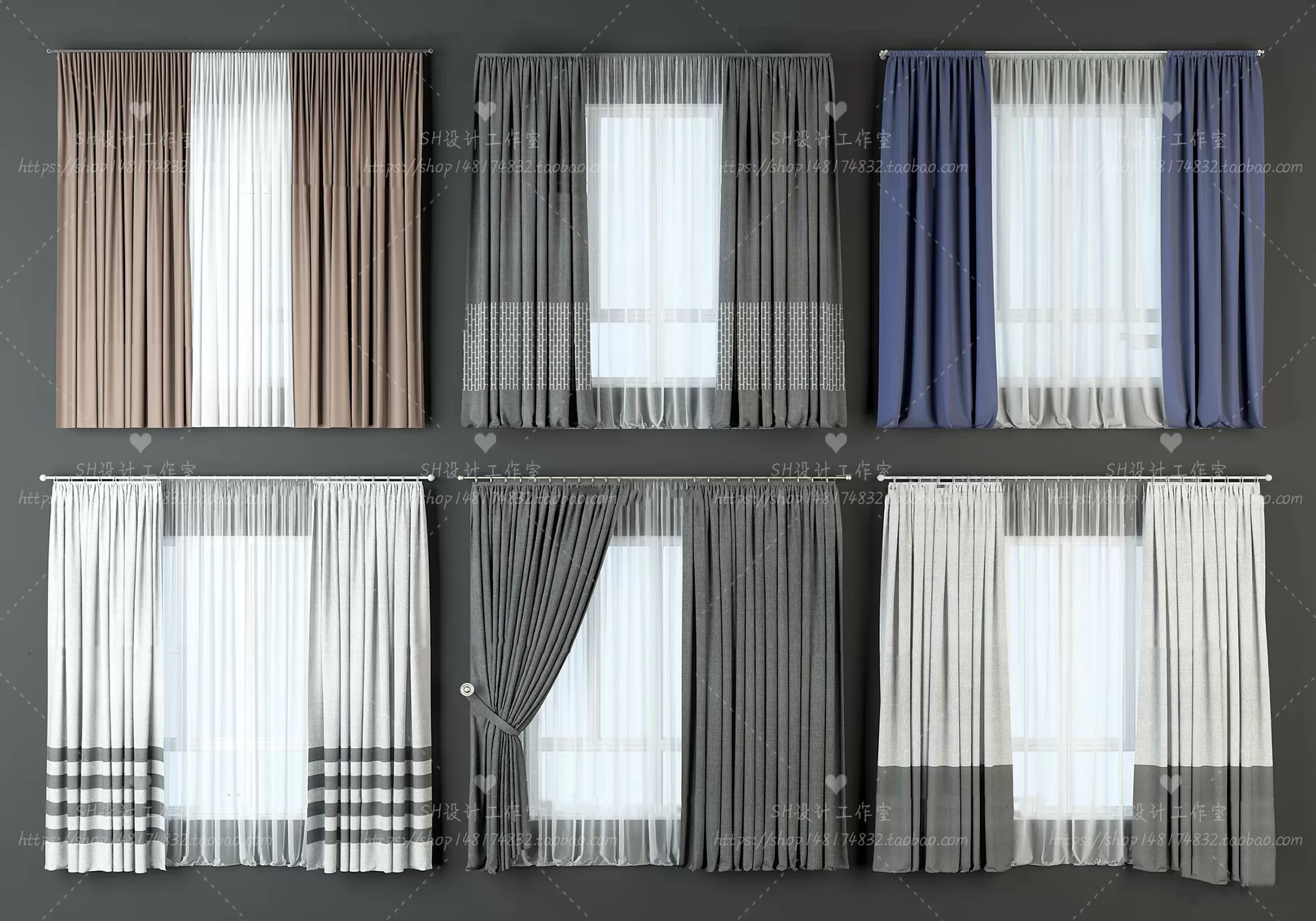 Curtains – 3Ds Models – 0138