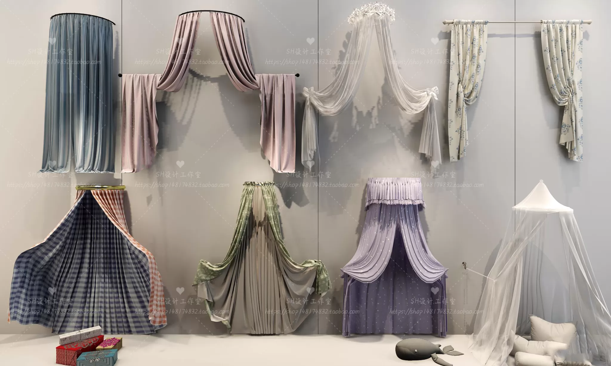 Curtains – 3Ds Models – 0142
