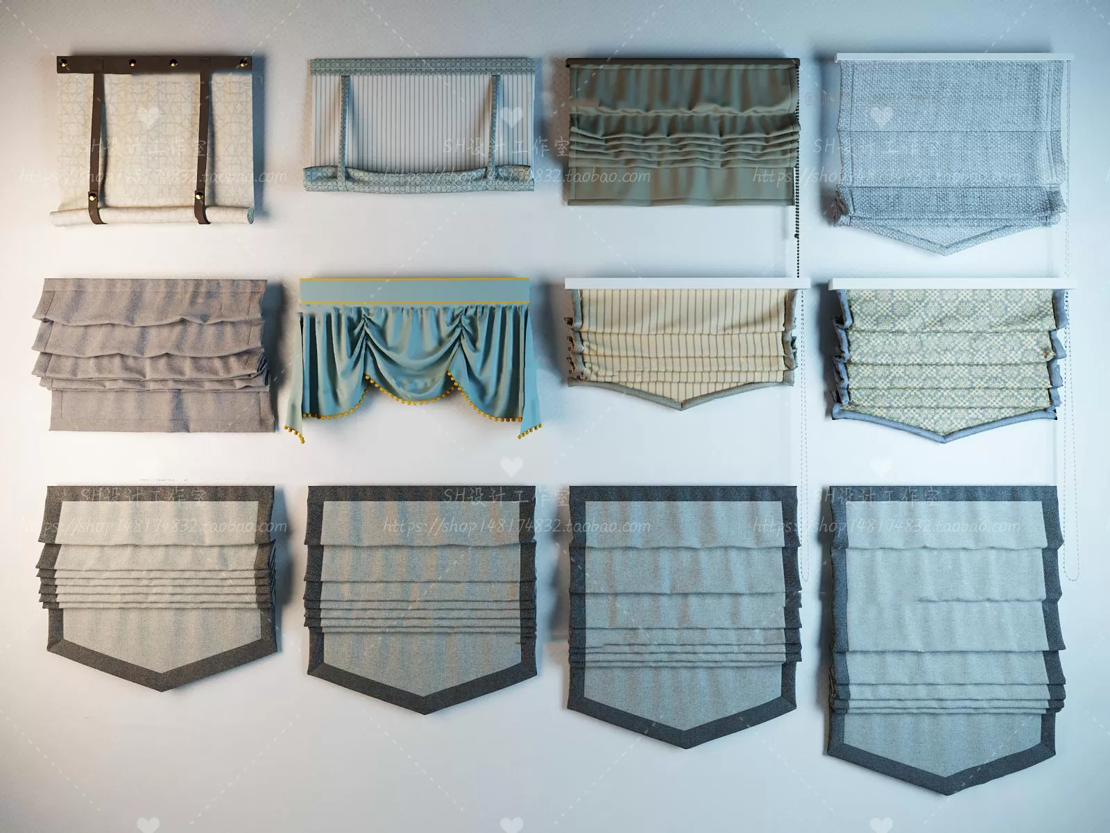 Curtains – 3Ds Models – 0144