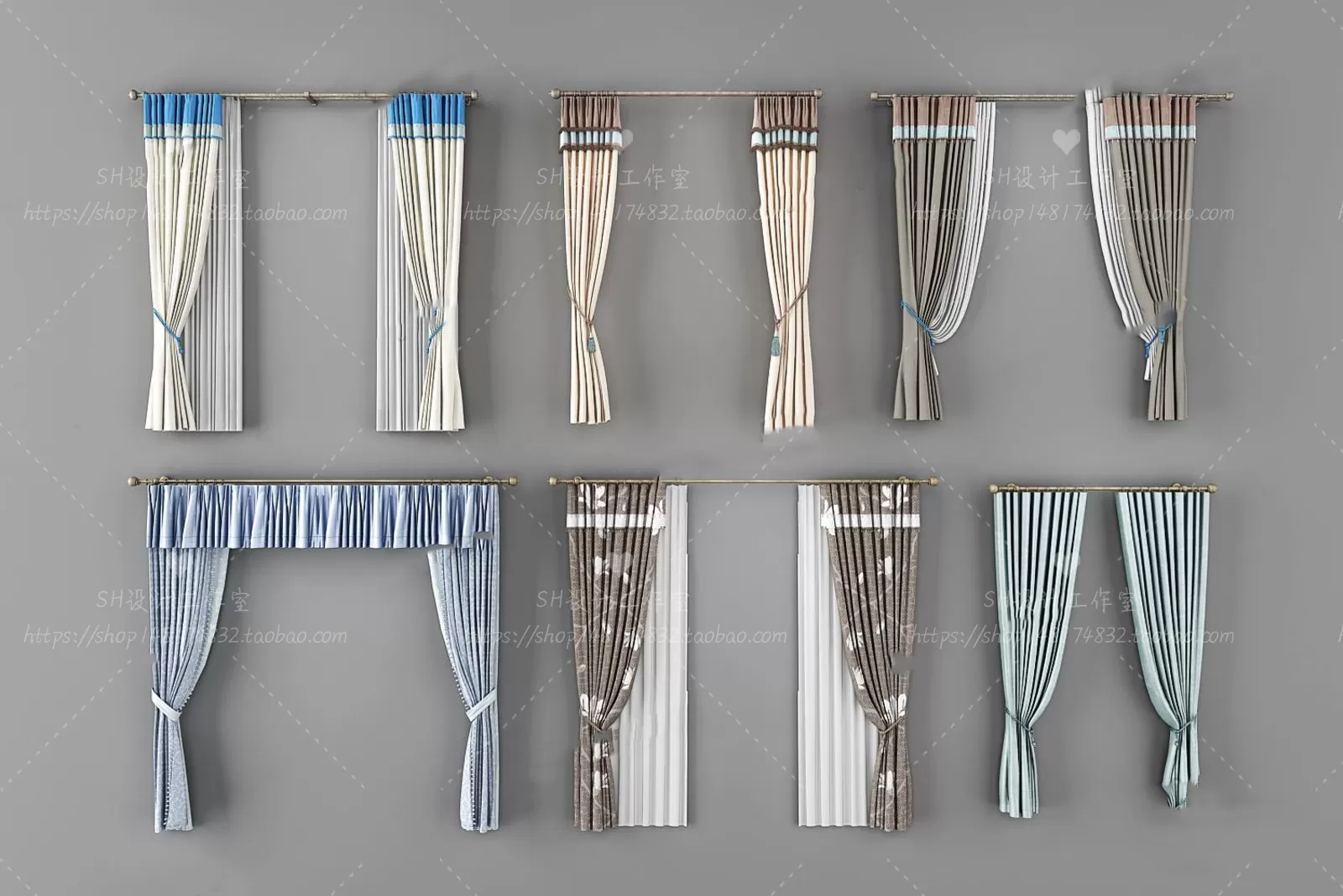 Curtains – 3Ds Models – 0153