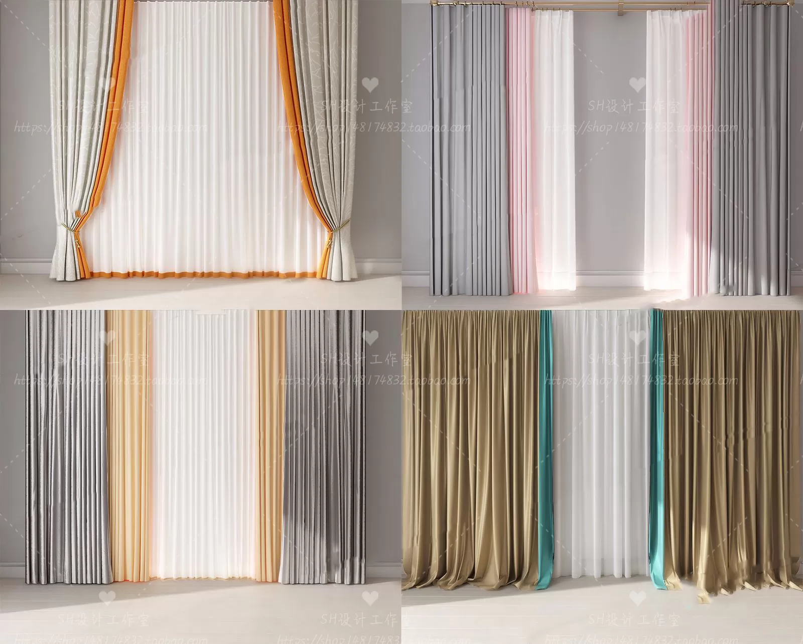 Curtains – 3Ds Models – 0155