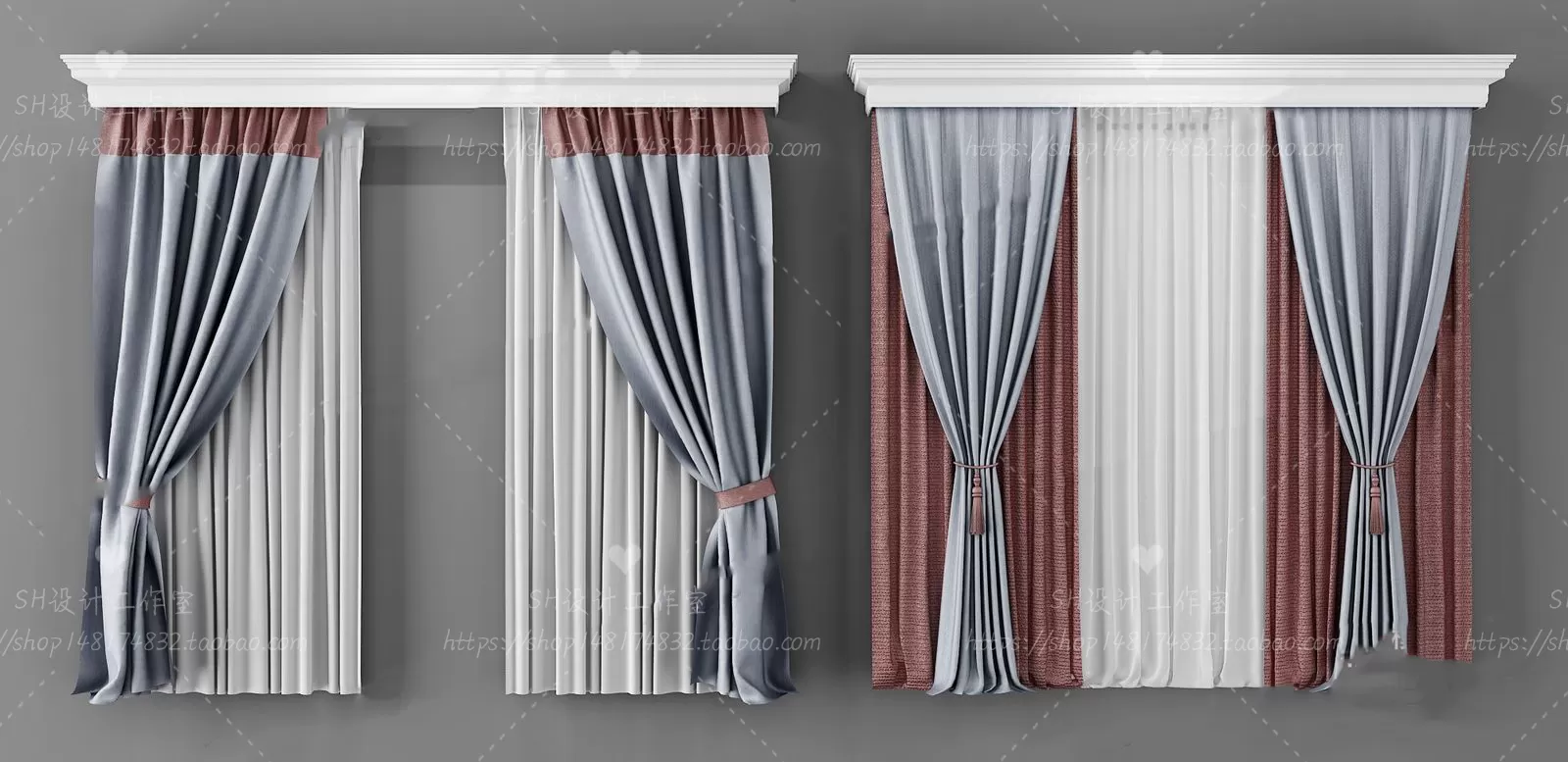 Curtains – 3Ds Models – 0158