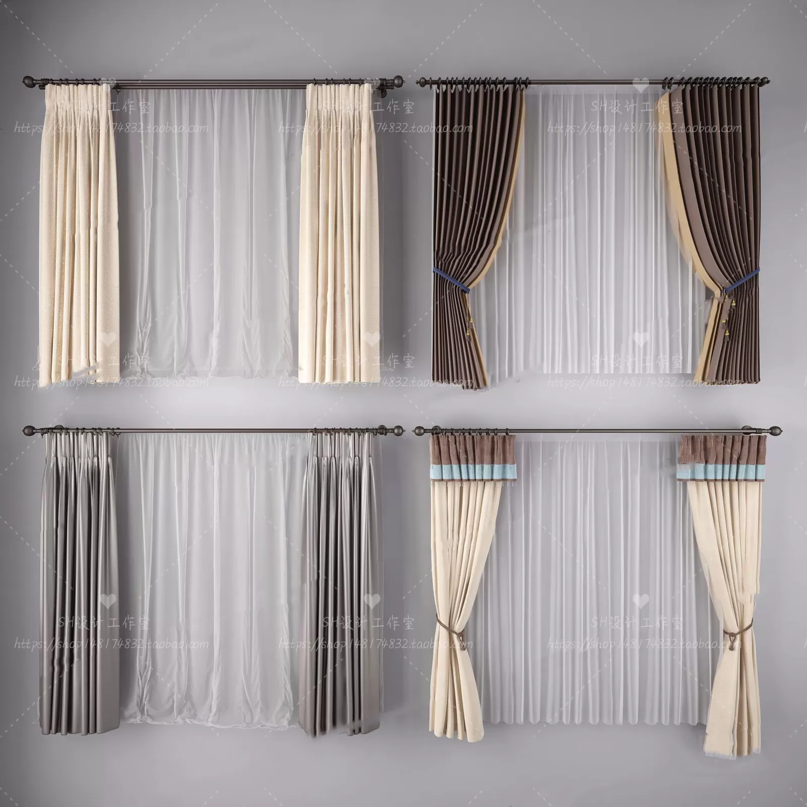 Curtains – 3Ds Models – 0159
