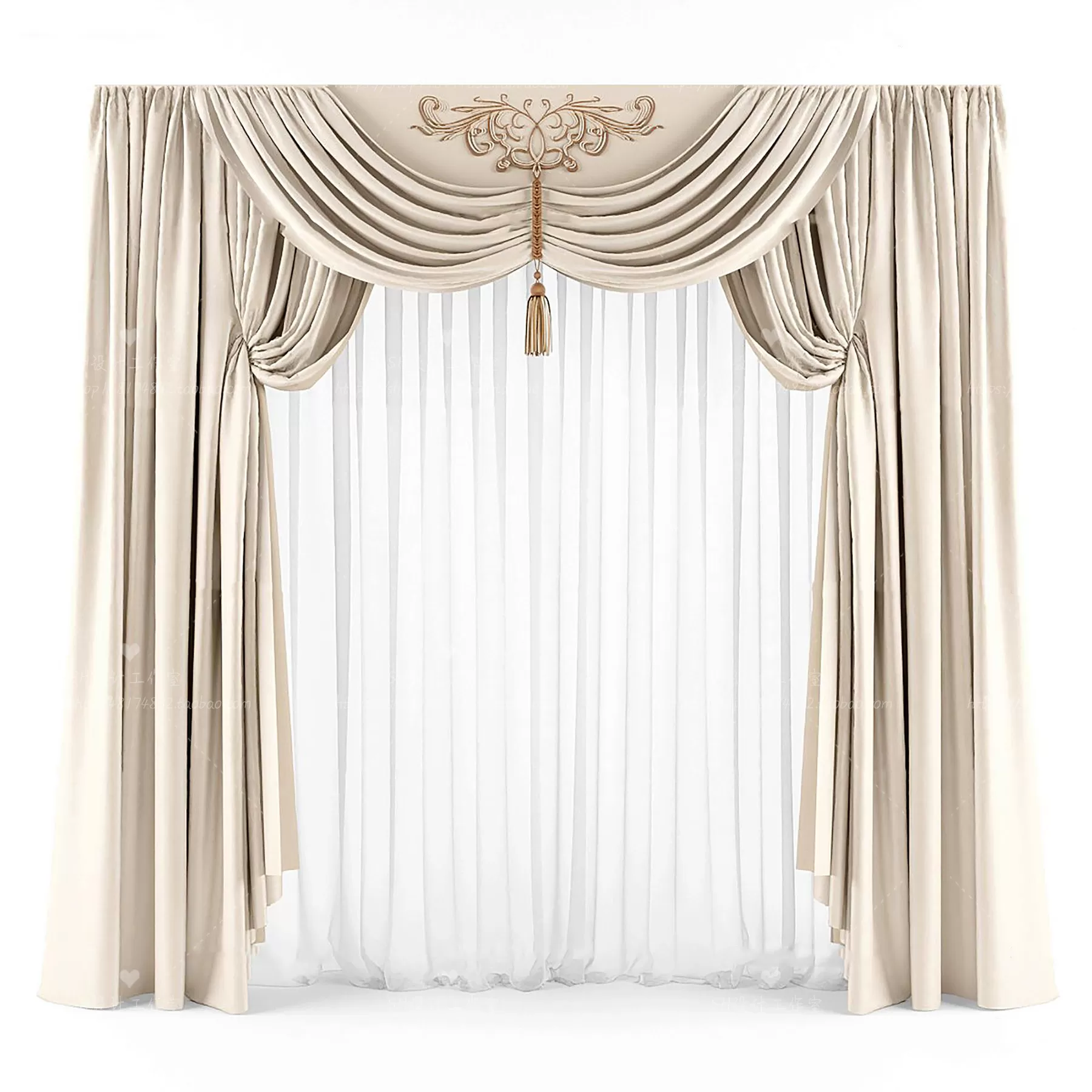 Curtains – 3Ds Models – 0175