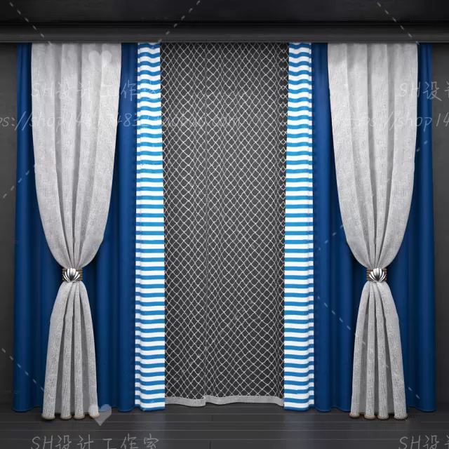 Curtains – 3Ds Models – 0197