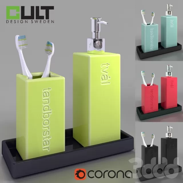 Bath accessories by Cult Design Sweden – 207263 Bath accessories by Cult Design Sweden – 207263