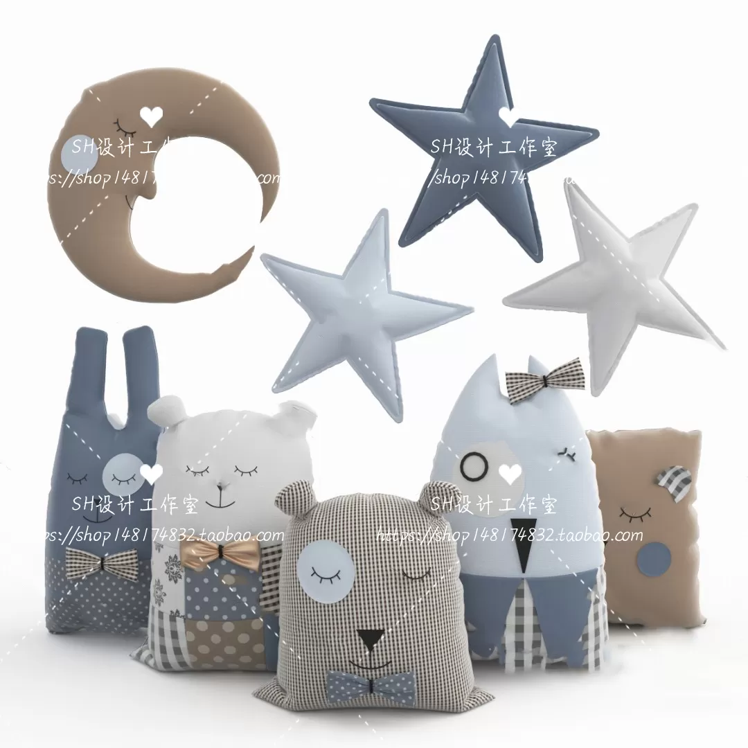 Pillows – 3Dsmax Models – 0047