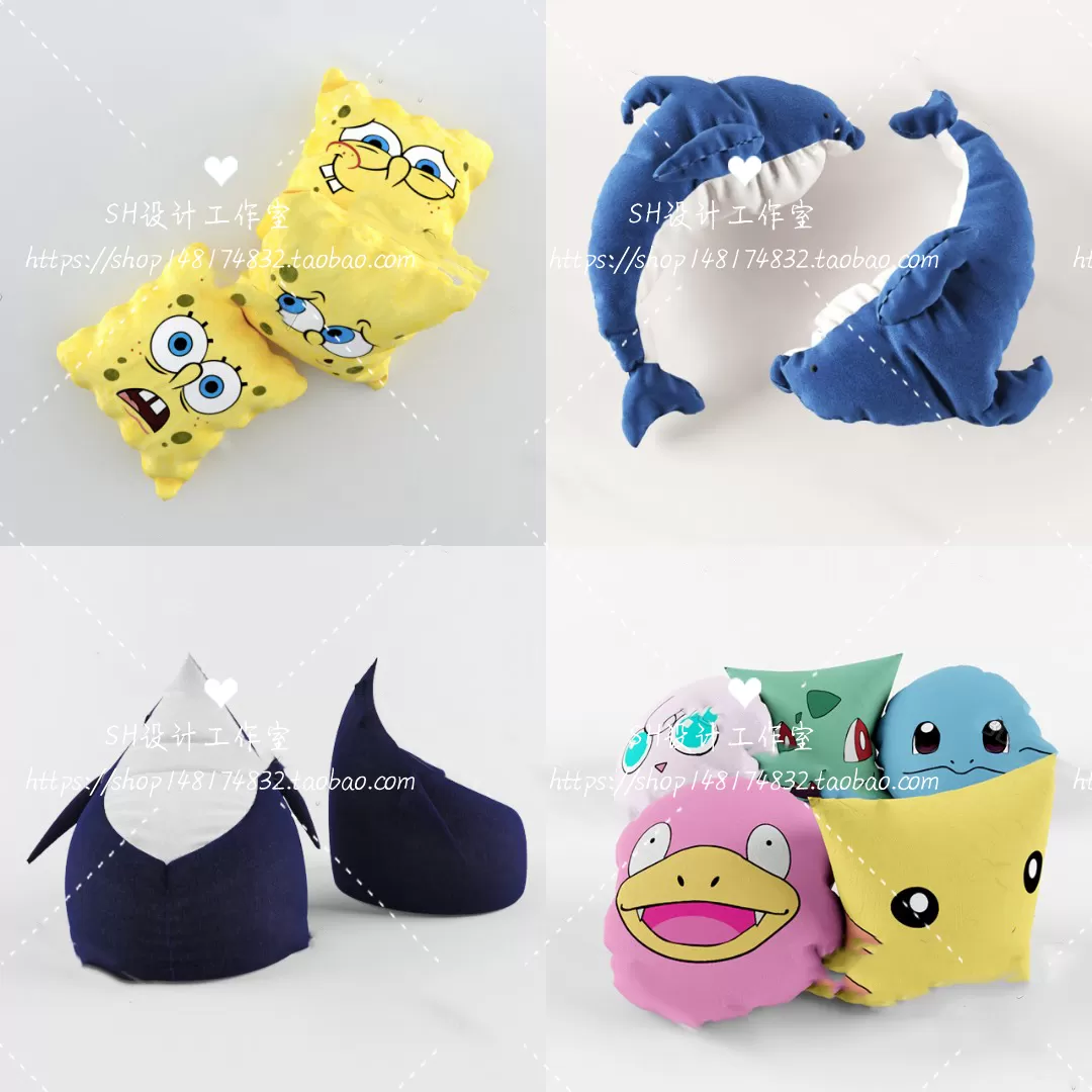 Pillows – 3Dsmax Models – 0049