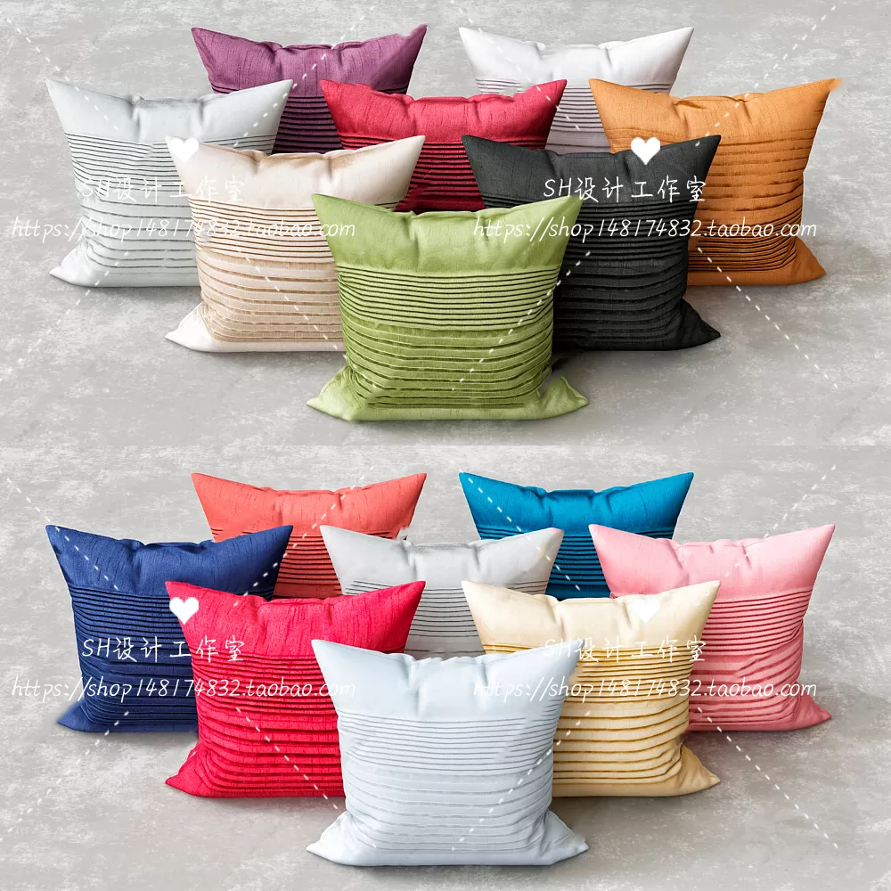 Pillows – 3Dsmax Models – 0064