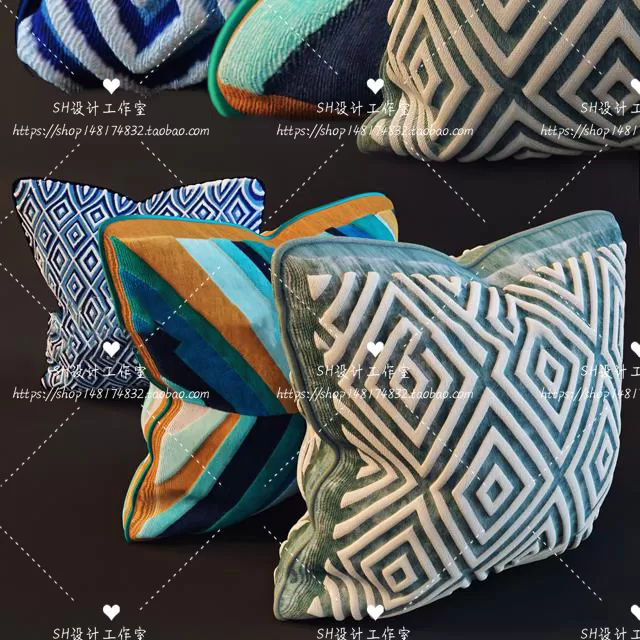 Pillows – 3Dsmax Models – 0081