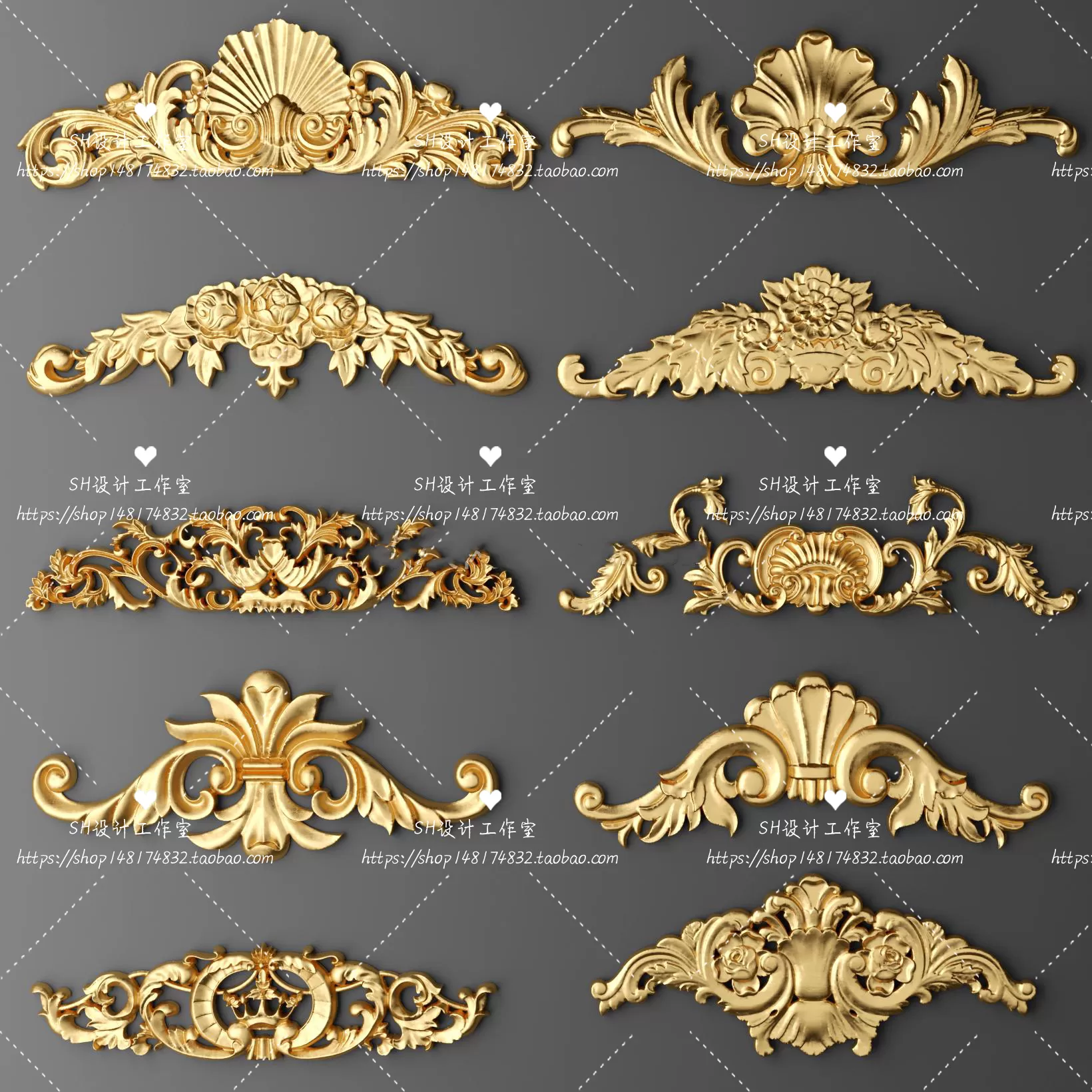 Decorative Plaster – 3D Models – 0005