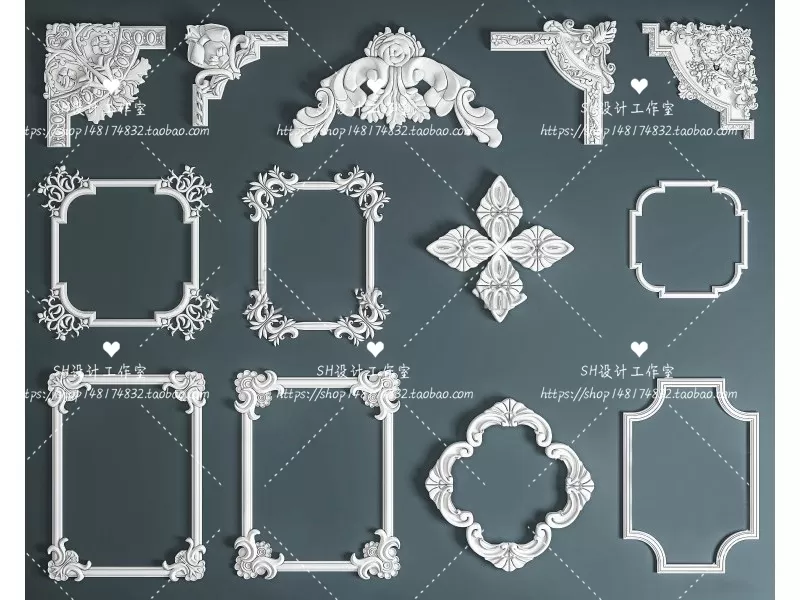 Decorative Plaster – 3D Models – 0019