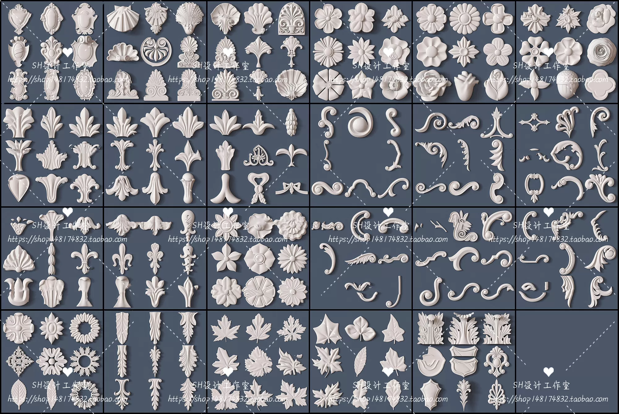 Decorative Plaster – 3D Models – 0020