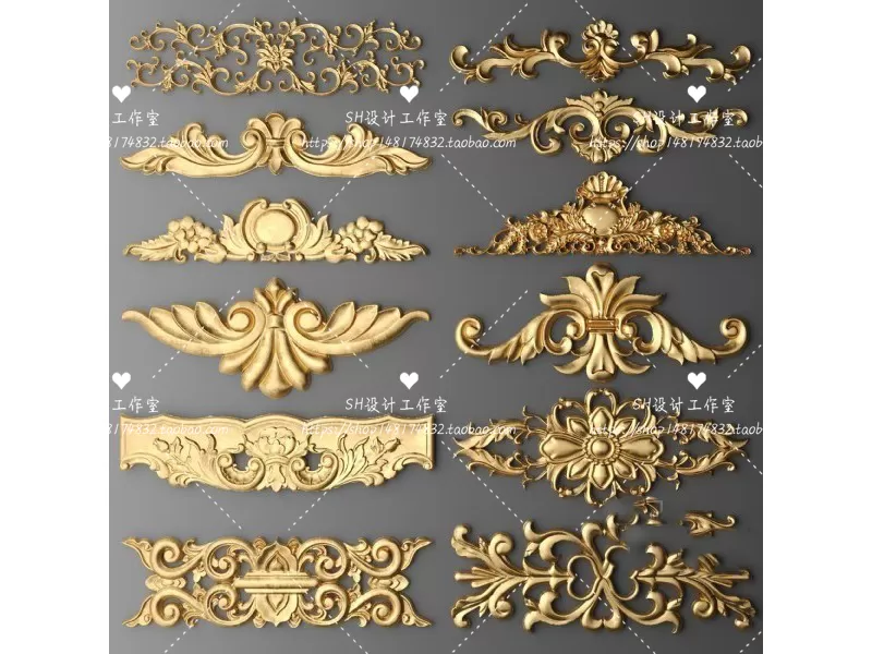Decorative Plaster – 3D Models – 0022