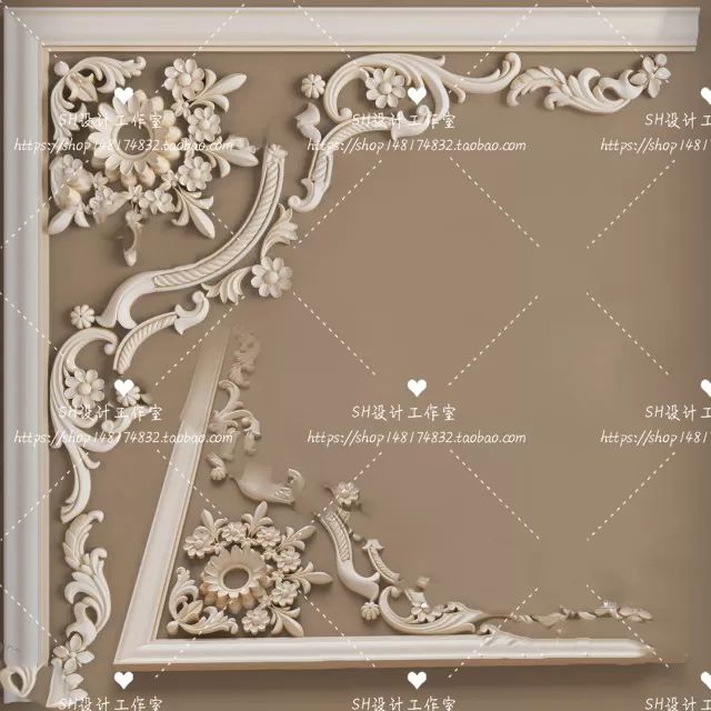 Decorative Plaster – 3D Models – 0025