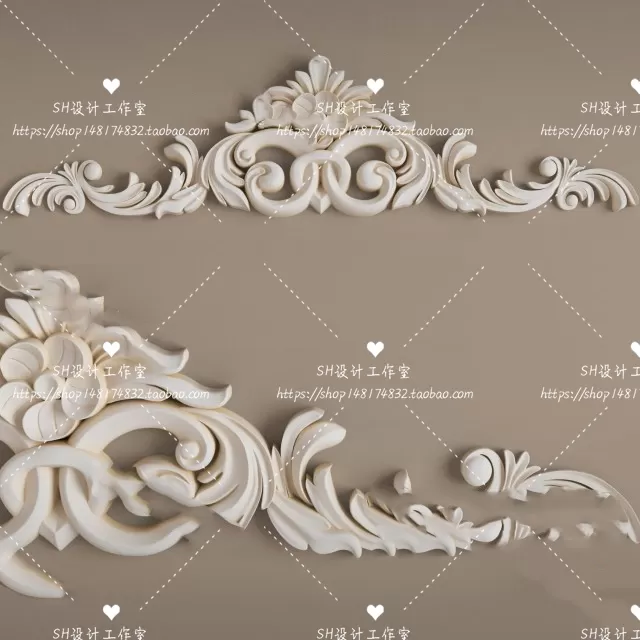 Decorative Plaster – 3D Models – 0026