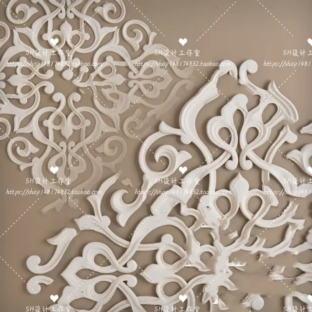Decorative Plaster – 3D Models – 0028