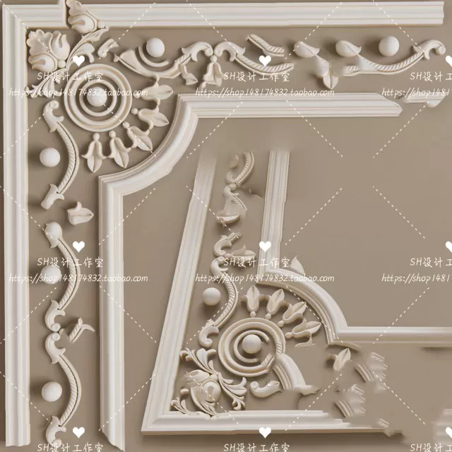 Decorative Plaster – 3D Models – 0029