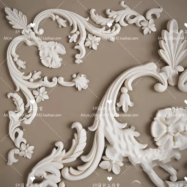 Decorative Plaster – 3D Models – 0031